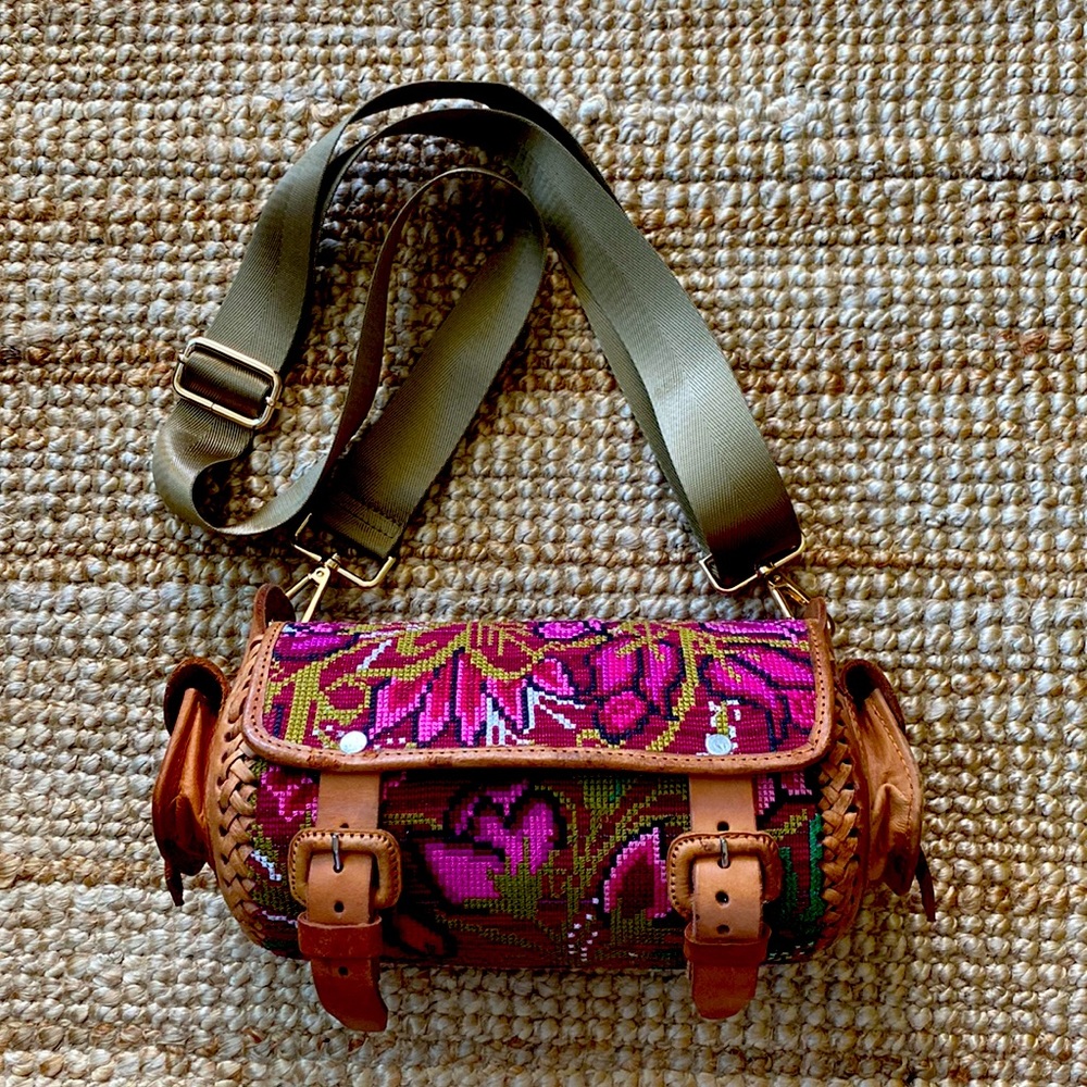 Leather handmade bag - one of a kind
